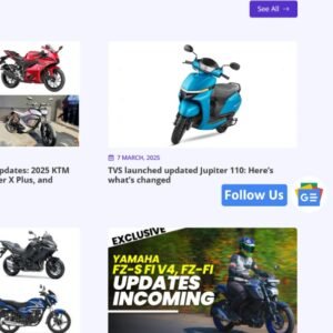 Floating Follow Google News Icon